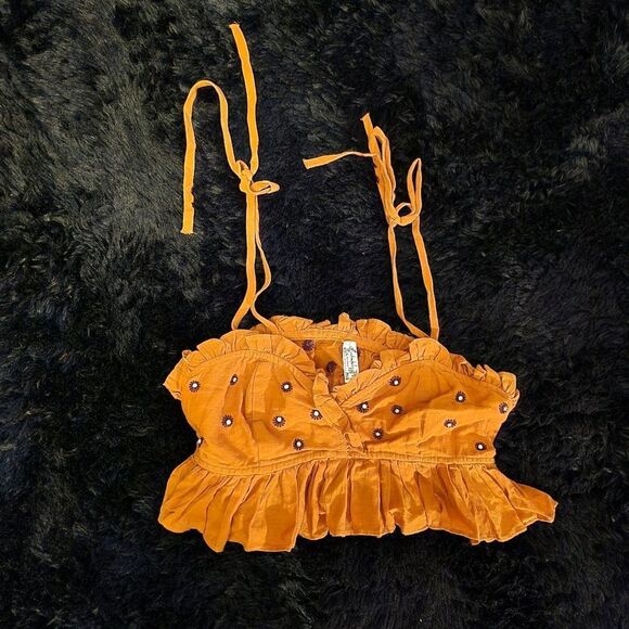 Free People Orange Embellished Camisole - Picture 8 of 8